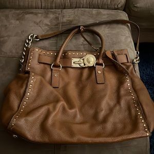 Michael Kors Hamilton cognac bag